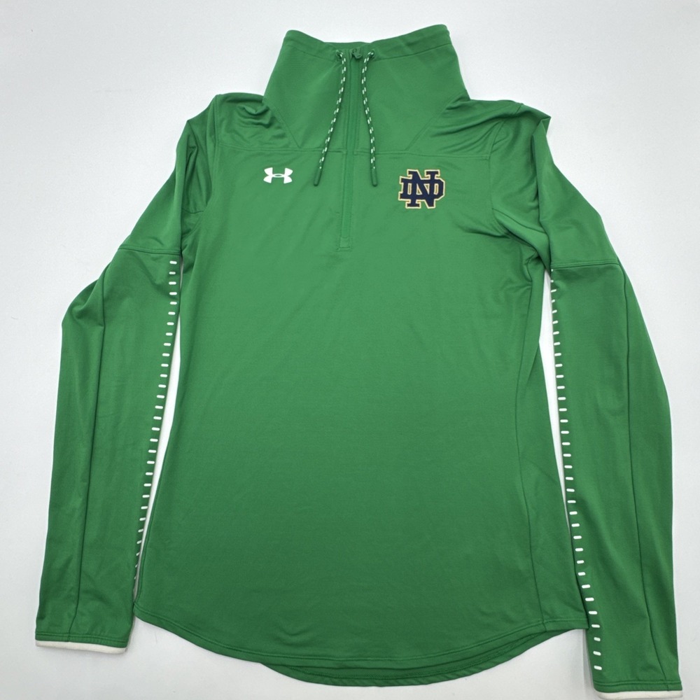 Under Armour Heatgear Loose Women's Pullover Notre Dame S Embroidery Thumb Holes